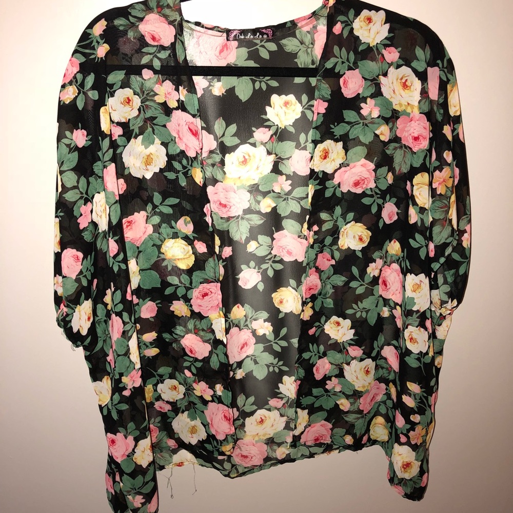 floral kimono